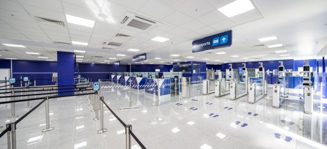 Newcastle Airport Border Hall projected included a 2 storey extension for immigration hall to accommodate UK Border Force and Gate 31